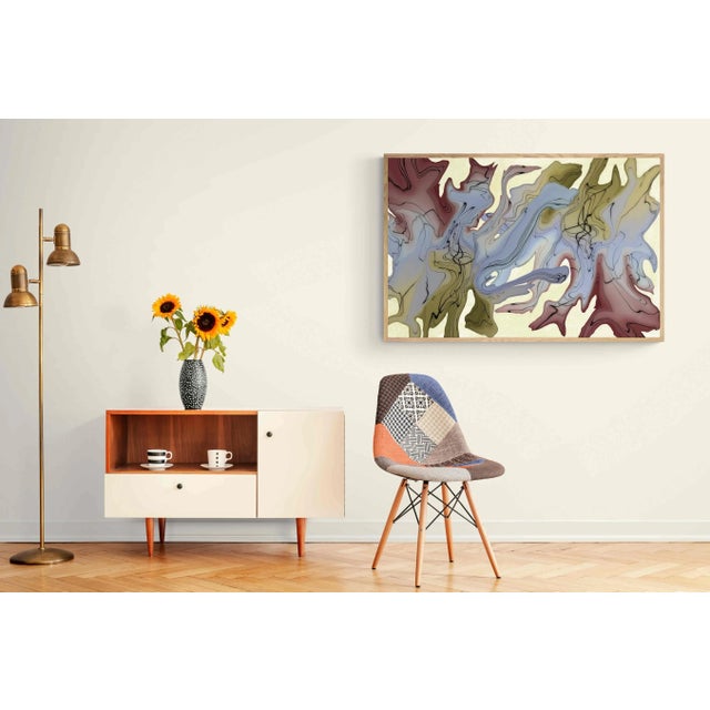 Sumit Mehndiratta, Mutated Blossom, India, 2021, Archival Pigment Ink Print on Canvas For Sale - Image 4 of 5