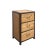 Chinese Oriental Brown Stain 3 Drawers End Table Nightstand Cabinet For Sale - Image 3 of 7