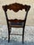 Antique Victorian Style Floral Decorated Grain Painted Side Chair For Sale - Image 12 of 15