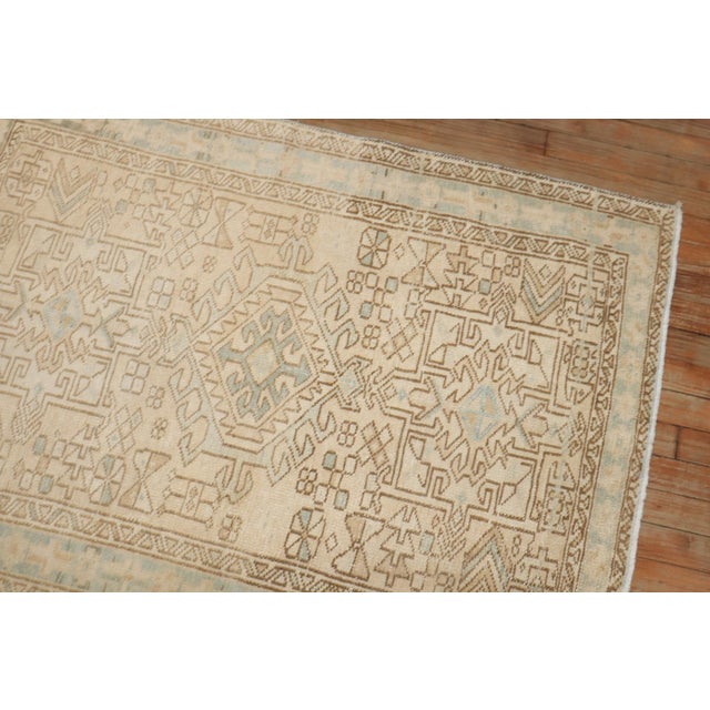 Neutral Color Heriz Karadja Small Rug , 3'2'' X 4'6'' For Sale In New York - Image 6 of 6