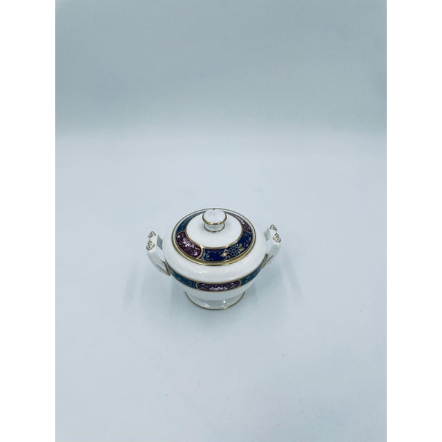 Prince Regent Sugar Bowl in Porcelain from Royal Worcester, 1994 For Sale - Image 3 of 10