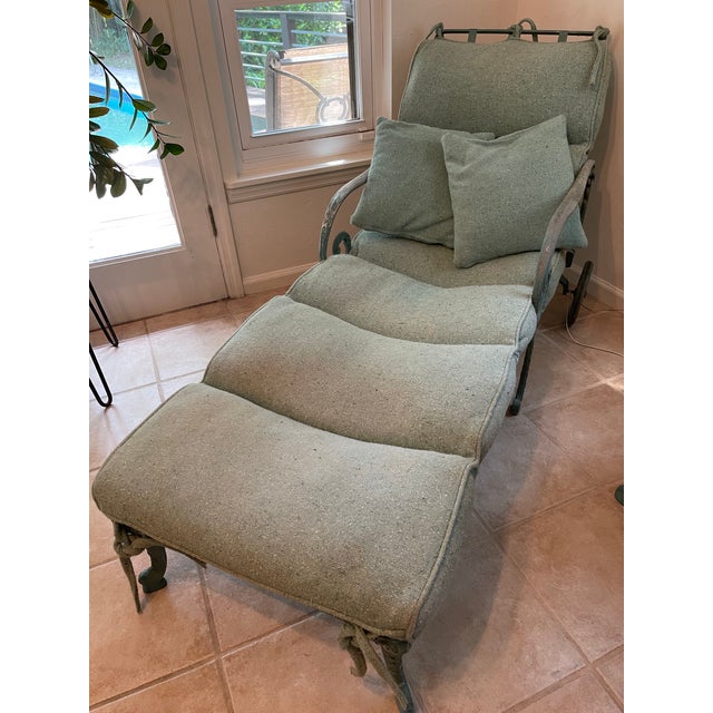 1960s Molla Vintage Cast Aluminum Single Chaise Lounge Chairish