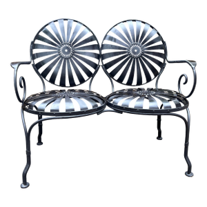 Francois Carre Style Petite Loveseat for Garden