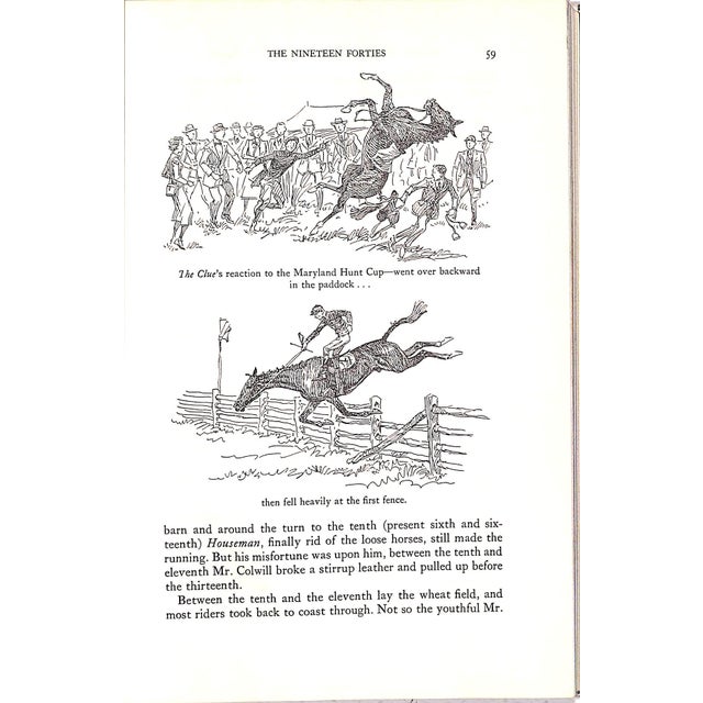 "History of the Maryland Hunt Cup 1894-1954" 1954 Rossell, John (Inscribed) For Sale - Image 11 of 12