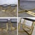 Late 20th Century Modern End or Side Tables 1 Rectangle & 1 Square W/Glass Inset Tops & Brass Plate Bases For Sale - Image 15 of 18