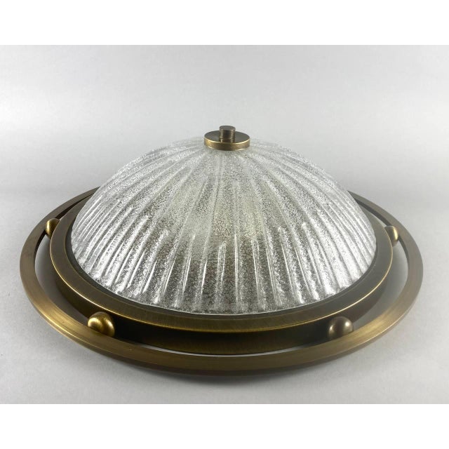 Large Vintage Ceiling Flush Mount by Fisher Leuchten, Germany For Sale - Image 10 of 10