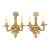 Early 20th Century French Empire Gilt Bronze Wall Sconces, Pair For Sale