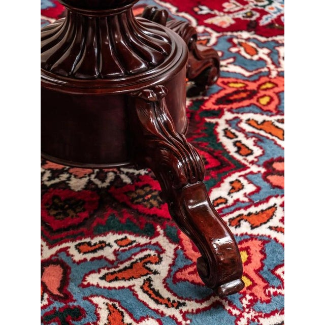 Wood Antique Extendable Game Table For Sale - Image 7 of 10