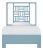 Finn Platform Bed Twin Extra Long - Pool Blue For Sale