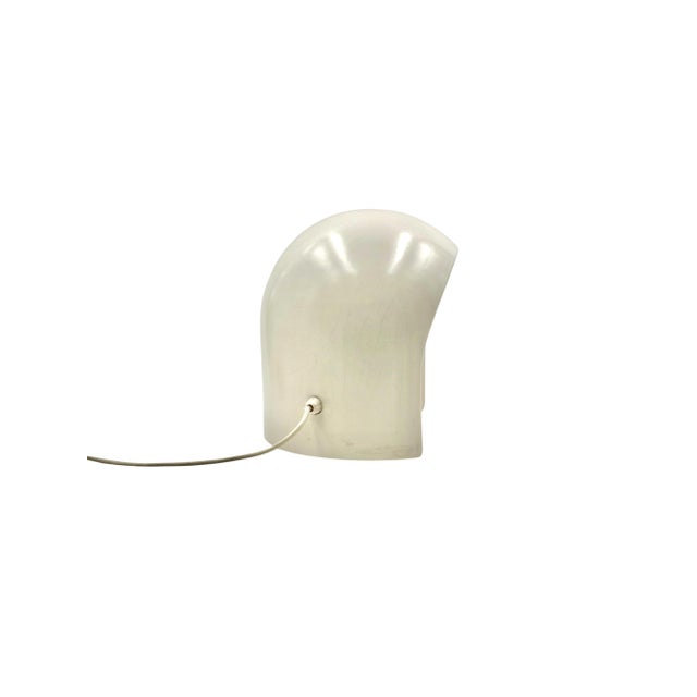 Organic White Ceramic Table Lamp, Italy, 1970s For Sale - Image 12 of 17