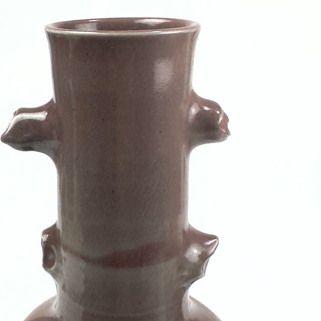 Rare Artisanal Pottery Vase by Renowned Jamaican Ceramicist Norma Rodney Harrack, Signed For Sale - Image 10 of 14