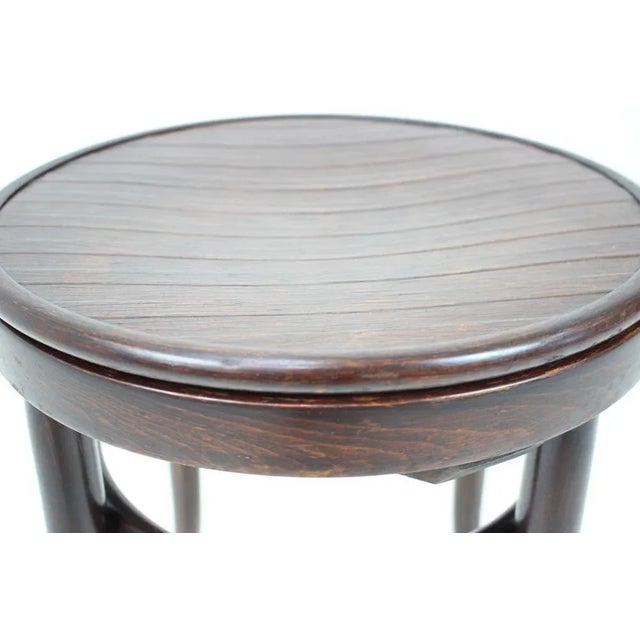 Wooden Stool from Fischel, 1910s For Sale - Image 3 of 9