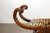 Pair of English Regency Carved Mahogany 19th Century Stools with Scrolling Arms For Sale - Image 10 of 12