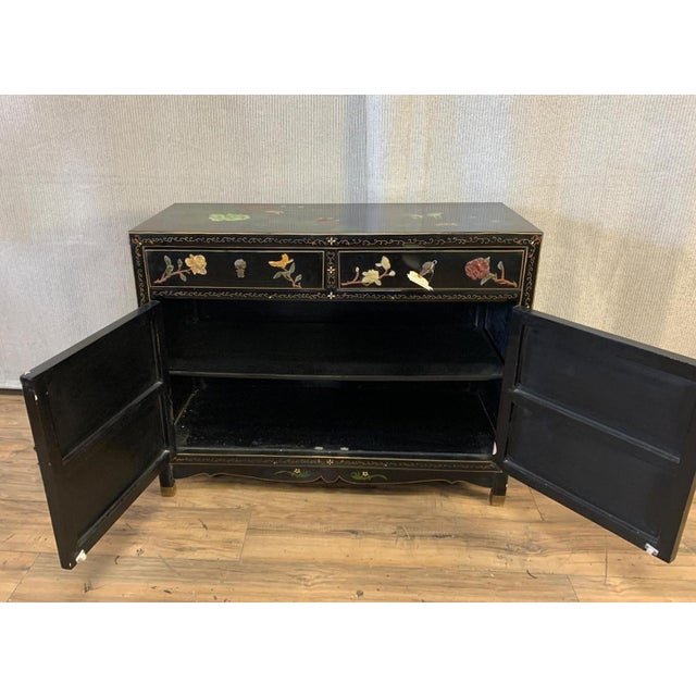 Gorgeous Cabinet in Good Vintage Condition. Solid and Firm. There is wear that is usual for its age. Please study the...