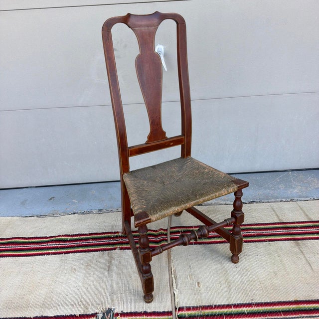 A Very Fine Antique Queen Anne Splat-Back Side Chair, Boston, Circa 1750 For Sale - Image 17 of 18
