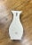 A graceful vintage English wall pocket vase by Kingston Pottery, notable for its elegant, tapering shape and richly...