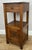 Antique French Oak Bedside Table with Marble Top For Sale - Image 3 of 12