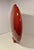 1980s Rare 1980s Dante Baldelli Italy Flat Coral Ceramic Vase 15” Vintage Italian For Sale - Image 5 of 9
