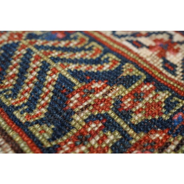 Late 18th Century Antique Khamseh Rug 5'0'' x 9'5'' For Sale - Image 11 of 12