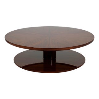 Nancy Corzine Walnut Starburst Palm Springs Cocktail Table For Sale