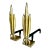 Pair Deco Skyscraper Brass Fireplace Andirons For Sale