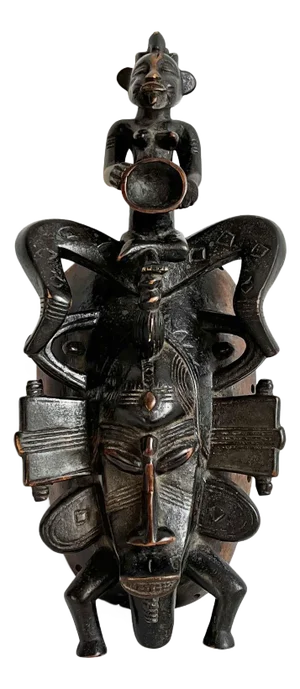 Vintage Senufo Kpelie Mask