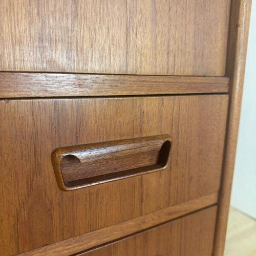 Tall Teak Sideboard, Denmark, 1960 For Sale - Image 4 of 5
