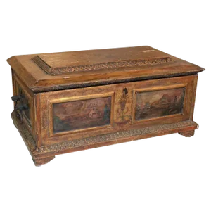 Early 19th Century Italian Painted Coffer