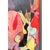 Orange Vintage Abstract Expressionist Oil Painting on Canvas For Sale - Image 8 of 12
