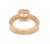 Chopard Chopard Happy Diamond 18k Yellow Gold Diamond Heart Bezel Ring, Size 6.5 For Sale - Image 4 of 7