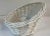 Mid-Century Modern Vintage White Wicker Basket For Sale - Image 3 of 8