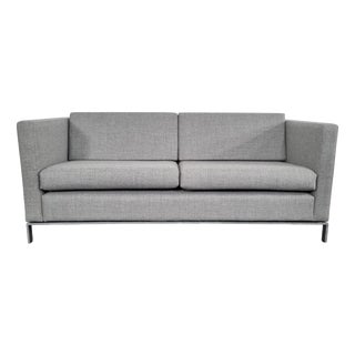 Foster 2.5-Seater Sofa in Grey Lambswool by Walter Knoll For Sale