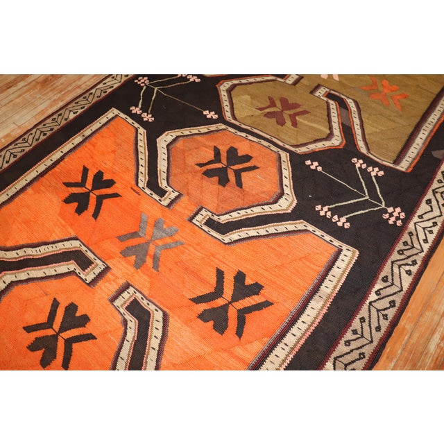 20th century gallery size kilim Details rug no. j3590 size 6' 3" x 14' 8" (191 x 447 cm) Kilims, primarily refer to a type...