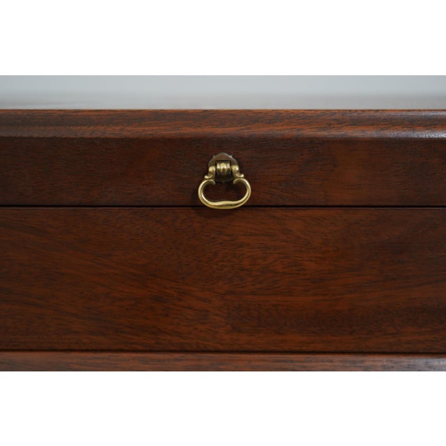 Madison Square Mahogany Inlaid Silver Lidded Box For Sale - Image 15 of 16