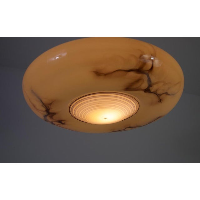 Glass Art Deco Glass Lamp, Germany, 1930s For Sale - Image 7 of 11