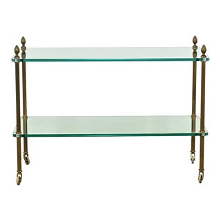 French Vintage Maison Charles Tiered Side Table For Sale