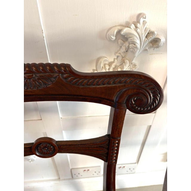 Antique Regency Dining Chairs, 1830s, Set of 6 For Sale - Image 10 of 15