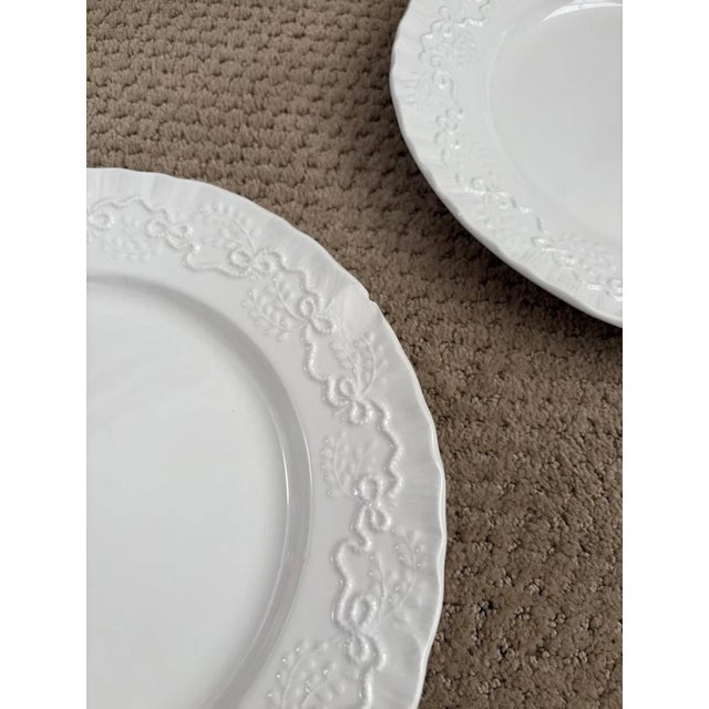 1990s Ralph Lauren "Claire" by Wedgwood — 45-Piece White China Set (Made in England) For Sale - Image 11 of 11
