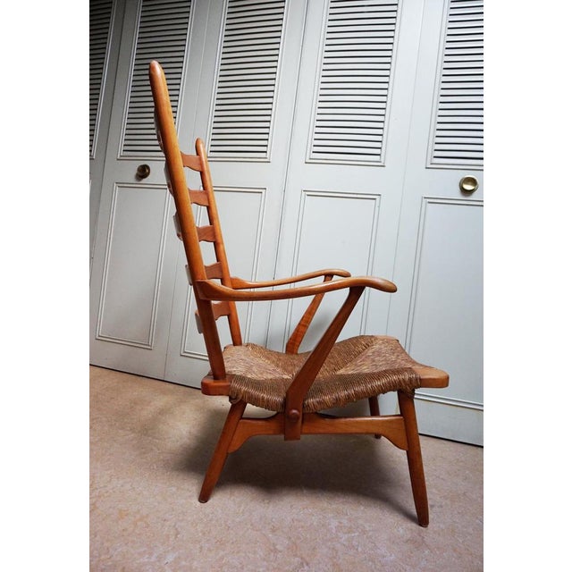 Mid-Century Dutch Organic Shaped Armchair from De Ster Gelderland, 1950s For Sale - Image 15 of 18