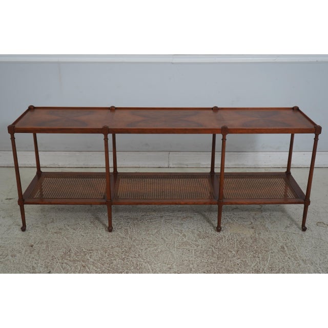 Age: Approx: 40 Years Old Details: Cane Bottom Shelf English George III Style Quality Construction Queen Anne Legs & Pad...