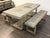 Contemporary West Elm Portside Extension Dining Table + Benches, Set of Three For Sale - Image 3 of 12