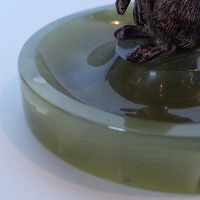 Cold-Painted Bronze Hare, 1930s For Sale - Image 10 of 12