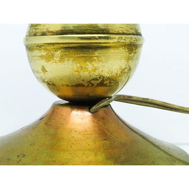 Metal Metal and Glass Table Lamp, Germany, 1930s For Sale - Image 7 of 8