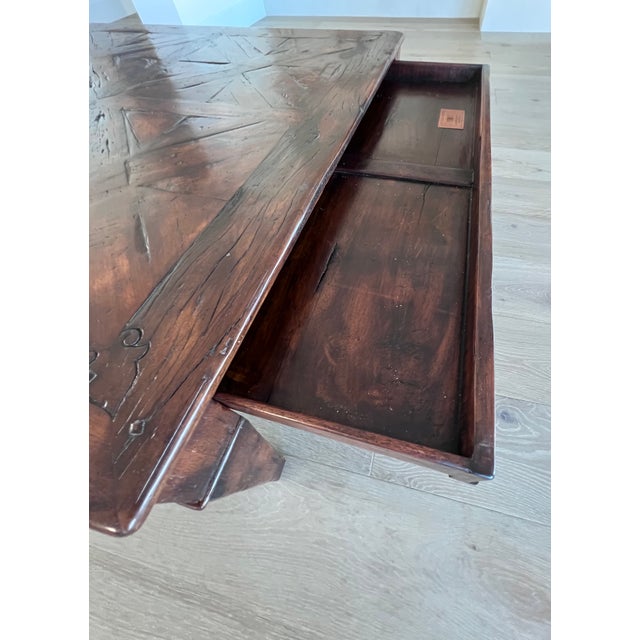 Theodore Alexander Theodore Alexander Castle Bromwich Reclaimed Wood Coffee Table For Sale - Image 4 of 16