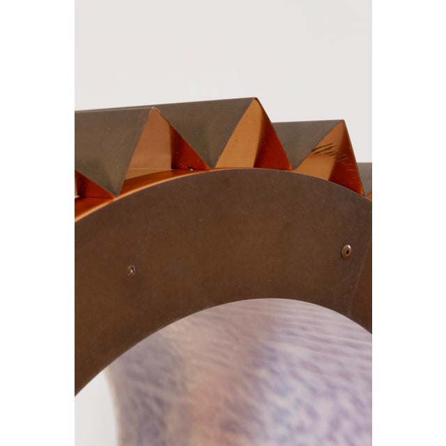 Bronze Pair of Michael McEwen "Gear Suspension" Bronze Finished Chandeliers For Sale - Image 8 of 8