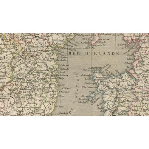 Antique Map of British Isles, England, Scotland & Ireland by Lapie, Paris, 1836 For Sale - Image 10 of 11