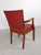 Brown Restored Barcelona or The Red Chairs by Rud Rasmussen for Kaare Klint, 1935, Set of 2 For Sale - Image 8 of 15