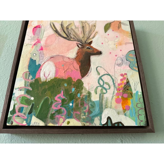 “Pink Elk” by LWren Walraven For Sale - Image 11 of 11