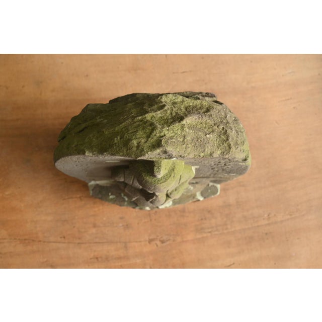 Antique Edo Period Stone Kannon Statue / Made in 1710 / Garden Decoration For Sale - Image 10 of 18