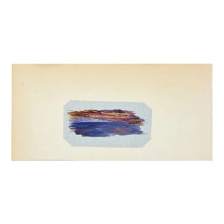 Abstract Composition - Original Gouache by Paul Bony - 1950s 1950s For Sale